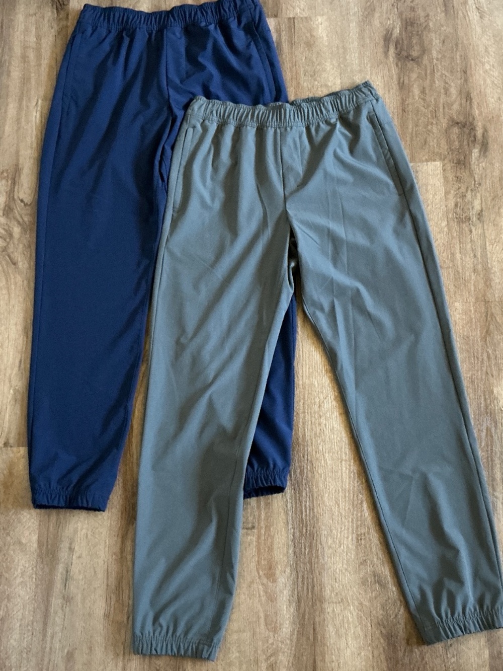 Soybu Pants Mens Small Lot of 2 Jogger Stretch Lightweight Athleisure Gray Blue